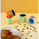 SET 4 TAZZINE IN STONEWARE