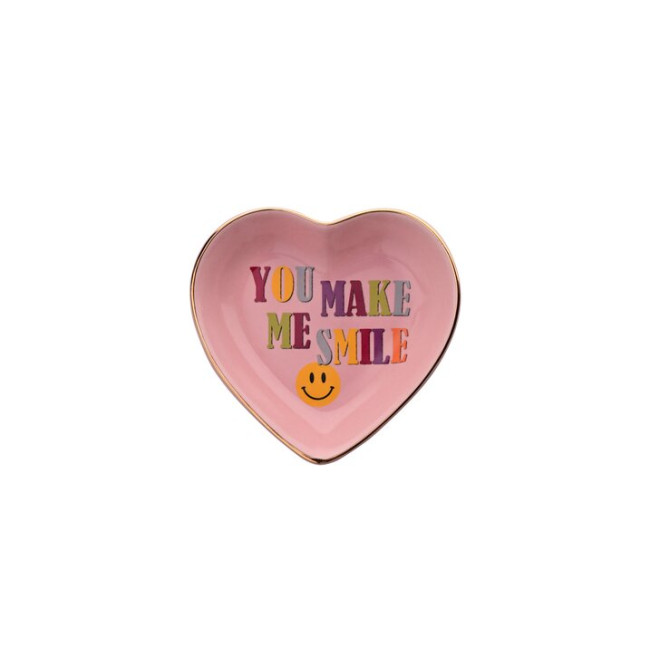 PIATTINO CUORE YOU MAKE ME SMILE