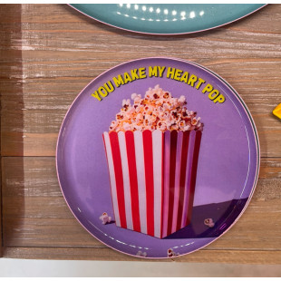 PIATTINO ROTONDO YOU'RE SO GOLDEN POP CORN