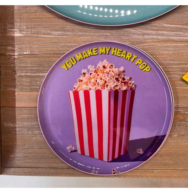 PIATTINO ROTONDO YOU'RE SO GOLDEN POP CORN