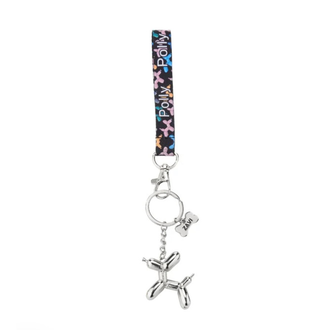 PORTACHIAVI POLLY - ARGENTO