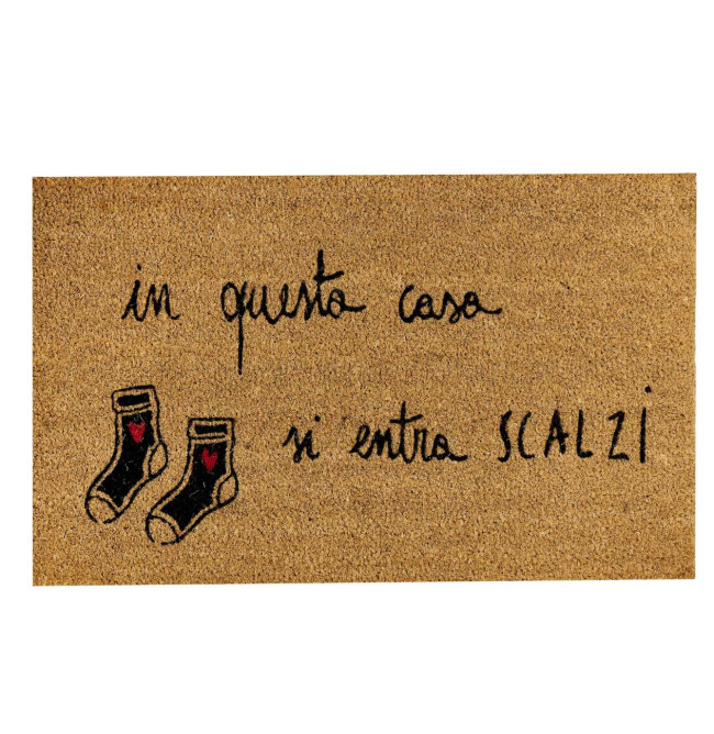 ZERBINO "SI ENTRA SCALZI"