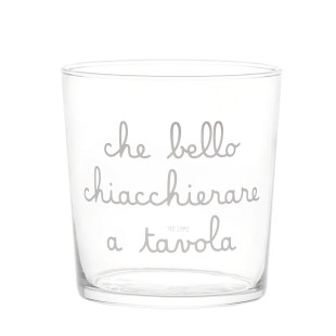 BICCHIERE "CHE BELLO CHIACCHIERARE"