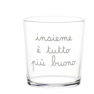 BICCHIERE "INSIEME E' TUTTO PIU' BUONO"