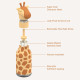 BOTTIGLIA TERMICA ASOBU &quot;GIRAFFE&quot;