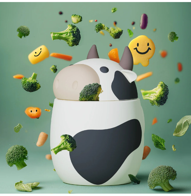 BESTIE FOOD CONTAINER "COW"