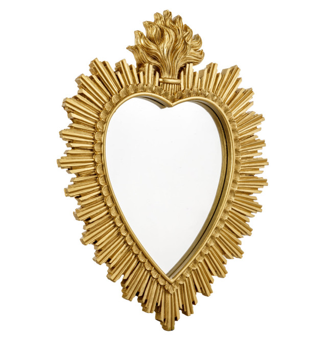 SPECCHIO EX VOTO RESINA ORO