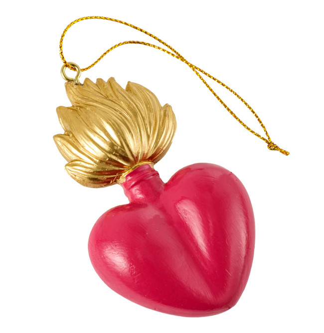 PENDENTE EX VOTO RESINA FIAMMA AMARANTO