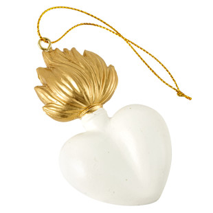PENDENTE EX VOTO RESINA FIAMMA BIANCO