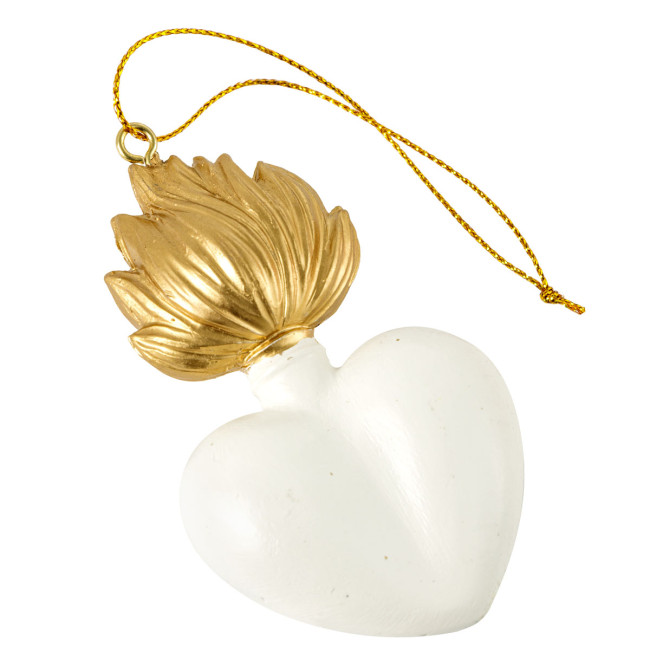 PENDENTE EX VOTO RESINA FIAMMA BIANCO