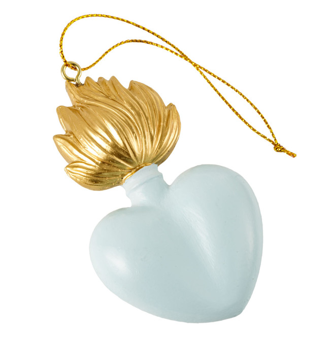 PENDENTE EX VOTO RESINA FIAMMA CELESTE