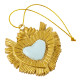 PENDENTE EX VOTO RESINA ROSA