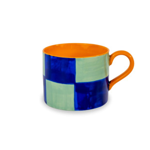 TAZZA COLAZIONE IN STONEWARE VERDE