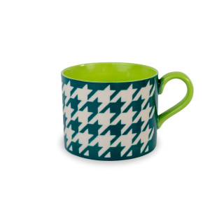 TAZZA COLAZIONE IN STONEWARE VERDE