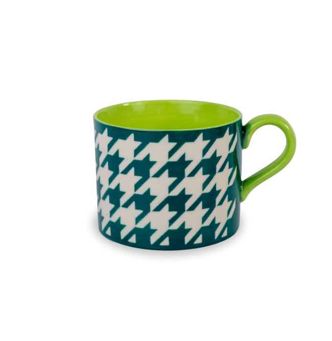 TAZZA COLAZIONE IN STONEWARE VERDE