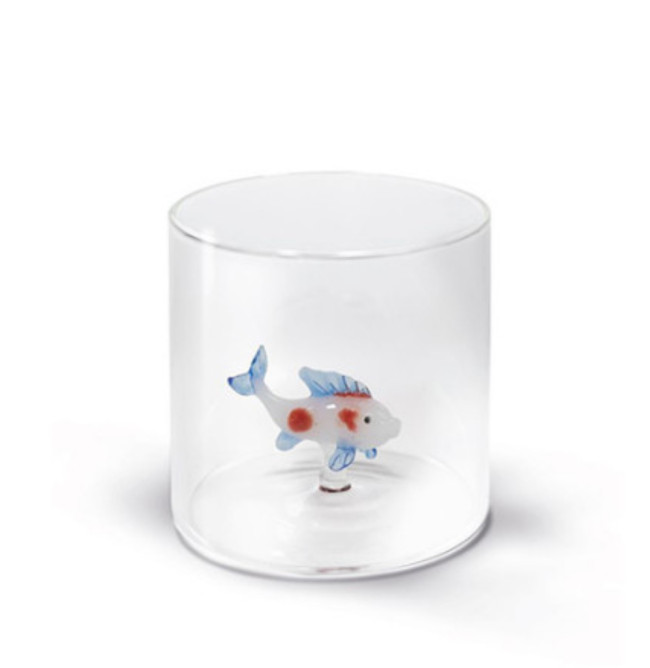 BICCHIERE DECORO CARPA