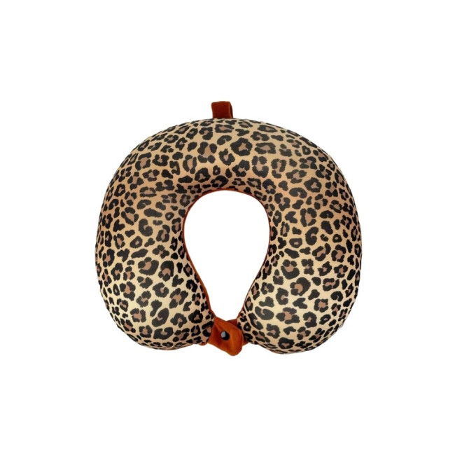 CUSCINO DA VIAGGIO ERGONOMICO - LEOPARD