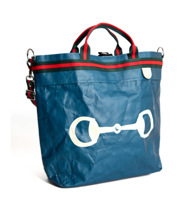 BORSA MANIFATTURE PICO - STRIPES BLUE AVIO