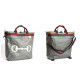 BORSA MANIFATTURE PICO - STRIPES GRIGIA
