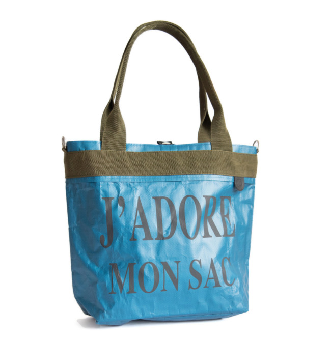 BORSA MANIFATTURE PICO - J'ADORE MON SAC BLUE AVIO