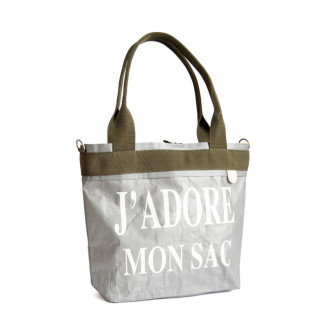 BORSA MANIFATTURE PICO - J'ADORE GRIGIO
