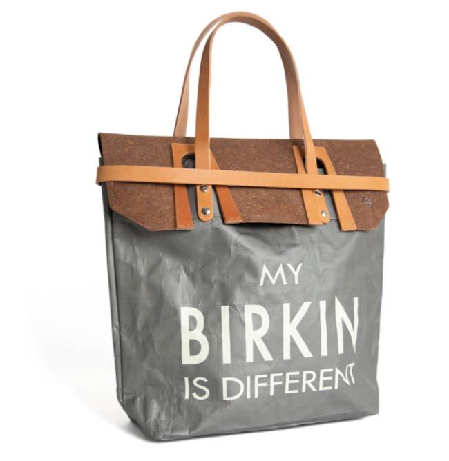 BORSA MANIFATTURE PICO - MY BIRKIN IS DIFFERENT GRIGIO