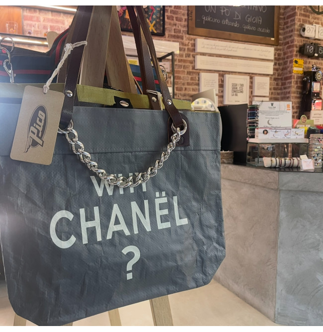 BORSA MANIFATTURE PICO - CHANEL FANGO