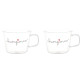 SET DUE TAZZE &quot;BUONGIORNO CUORE ROSSO&quot; 480ML