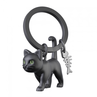 PORTACHIAVI GATTO NERO