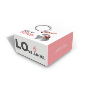 PORTACHIAVI ANGELO CON CUORE