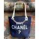 BORSA MANIFATTURE PICO - CHANEL BLUE CANVAS
