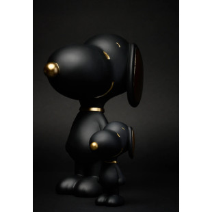 SNOOPY STANDING BLACK 12CM