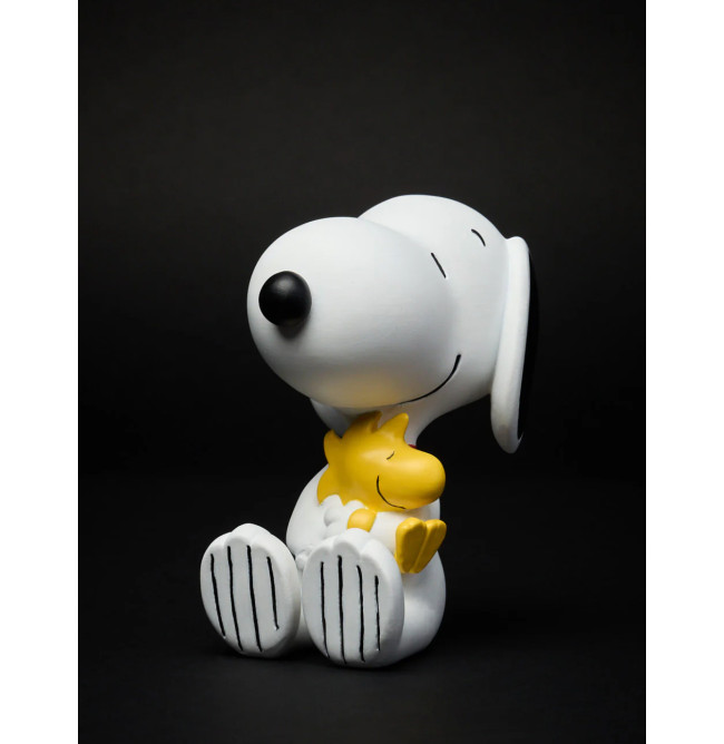 SNOOPY WOODSTOCK WHITE 12CM