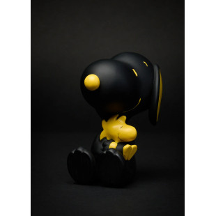 SNOOPY WOODSTOCK BLACK 12CM