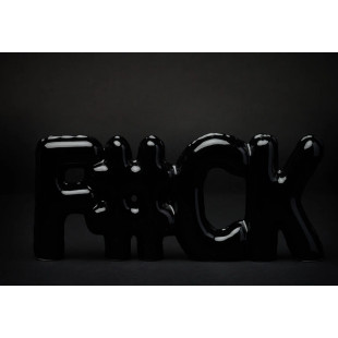 SCRITTA DECORATIVA FUCK BLACK