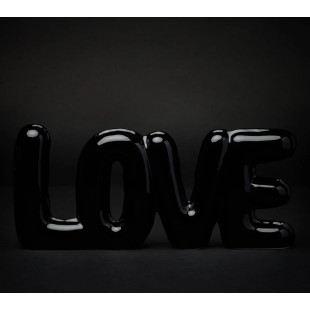 SCRITTA DECORATIVA LOVE BLACK