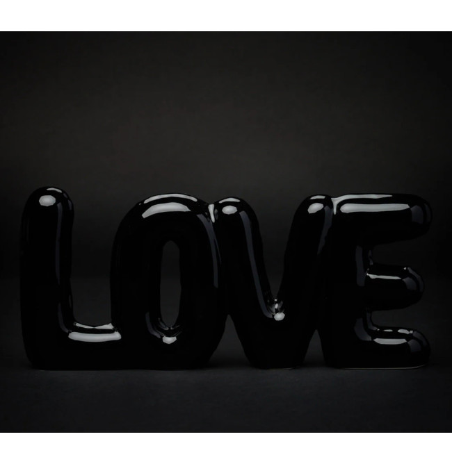 SCRITTA DECORATIVA LOVE BLACK