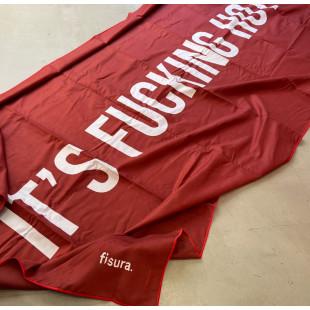 TELO MARE "IT'S FUCKING HOT" ROSSO