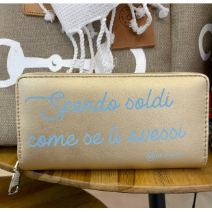 PORTAFOGLIO "SPENDO SOLDI COME SE LI AVESSI"