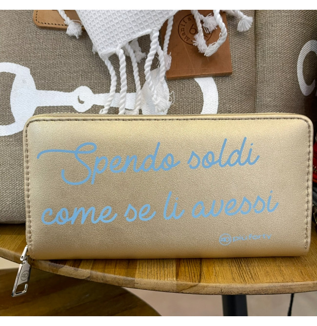 PORTAFOGLIO "SPENDO SOLDI COME SE LI AVESSI"