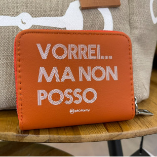 PORTAFOGLIO PICCOLO "VORREI..MA NON POSSO"