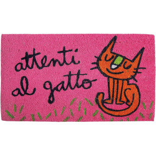 ZERBINO ATTENTI AL GATTO ROSA