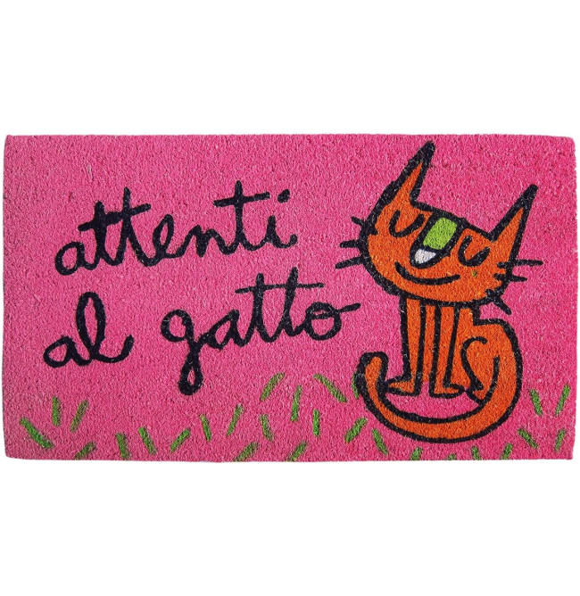 ZERBINO ATTENTI AL GATTO ROSA