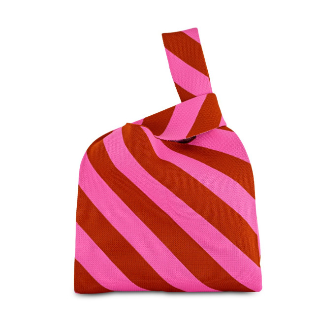 BORSA A NODO - DECORAZIONE RIGHE OBLIQUE
