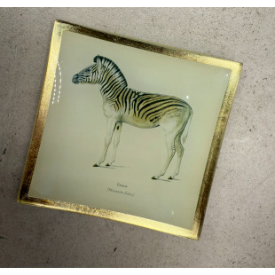 PIATTINO QUADRATO ZEBRA
