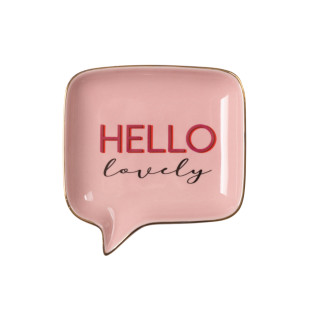 PIATTINO FUMETTO  HELLO LOVELY