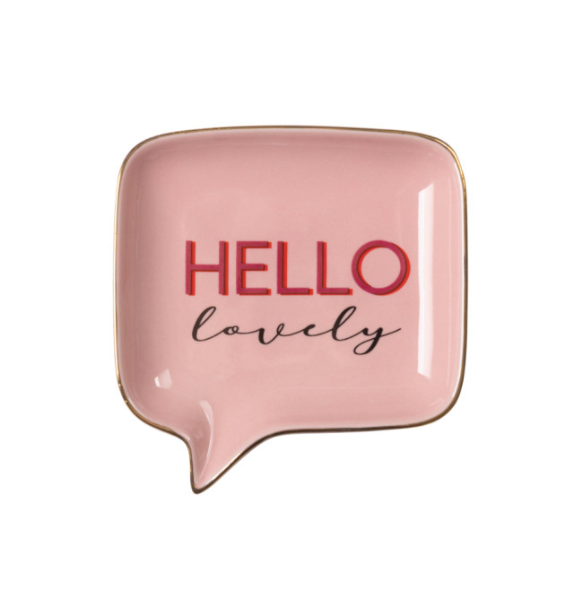 PIATTINO FUMETTO  HELLO LOVELY