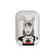 PIATTINO RETTANGOLARE WOMAN WHIT RABBIT