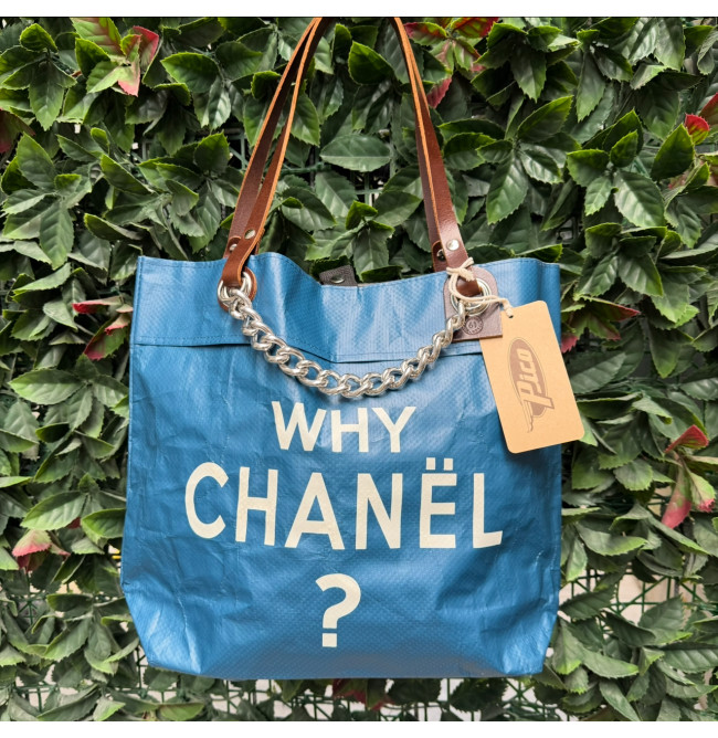 BORSA MANIFATTURE PICO - CHANEL BLUE