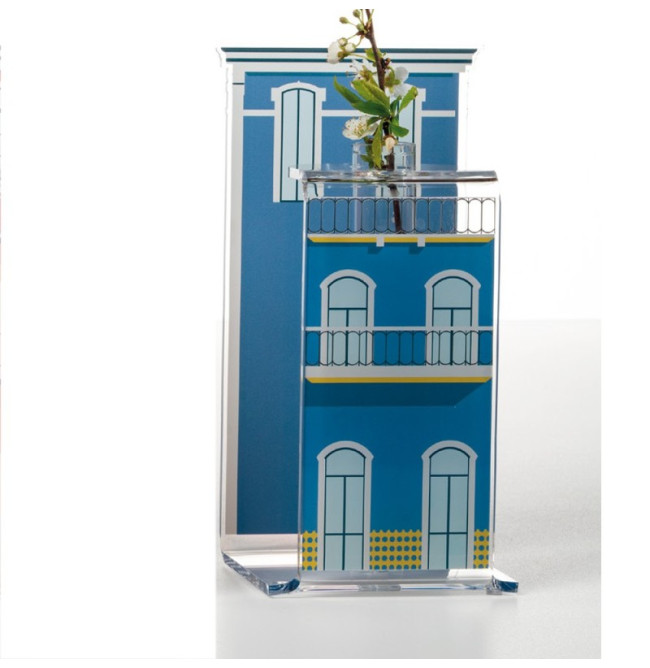 BLOOMING CITY - VASO LISBONA AZZURRO